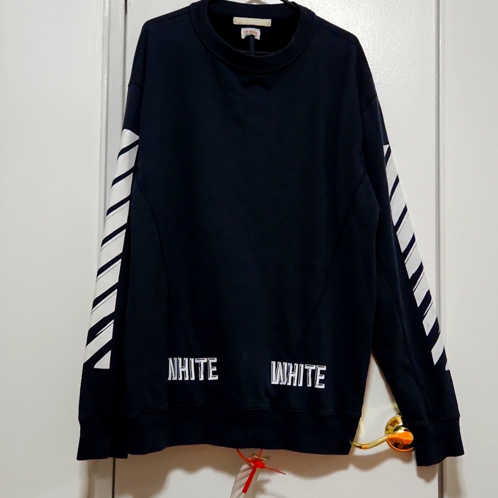 Off white long sleeve sweatshirt Xl